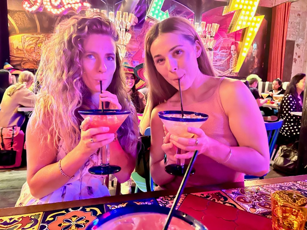 Frozen margaritas at El Camino Cantina The Rocks